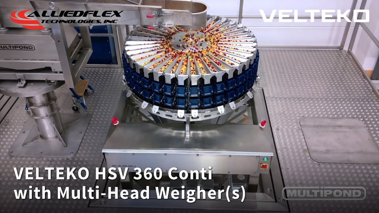 VELTEKO HSV 360 Conti with Multi Head Weighers