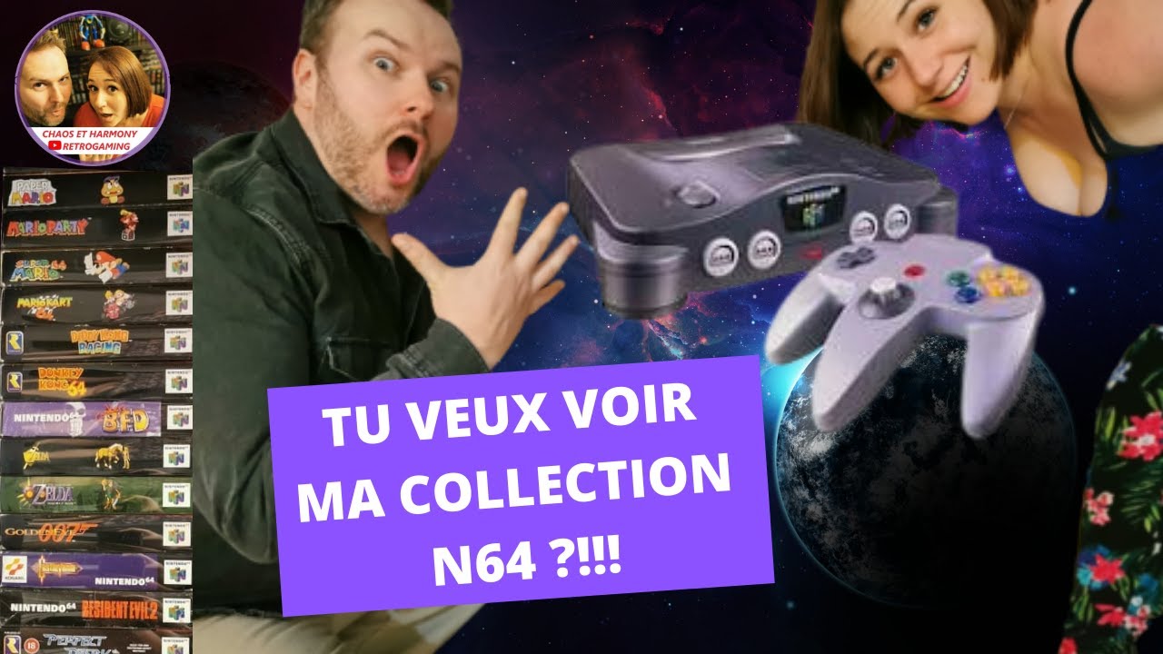 Ma collection de Nintendo 64 t'intéresse ?