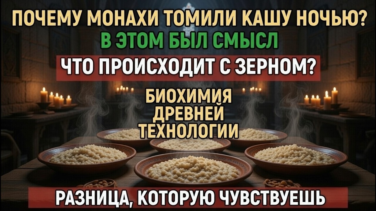 Секрет монастырской каши: Быстрая каша — ошибка! Что скрывает древняя технология?