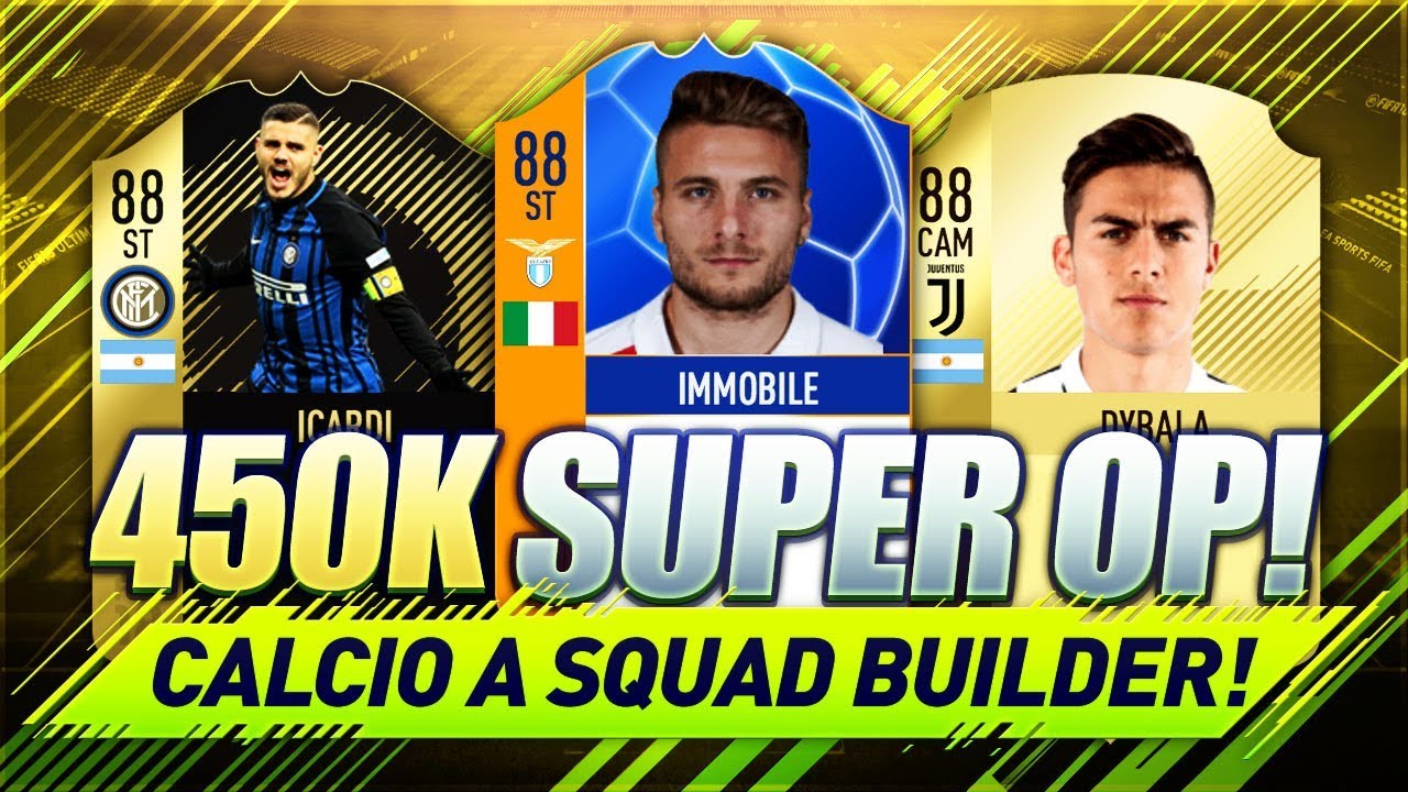 UNREAL 450K CALCIO A FIFA 18 Squad Builder w/ Custom Tactics & Player Instructions