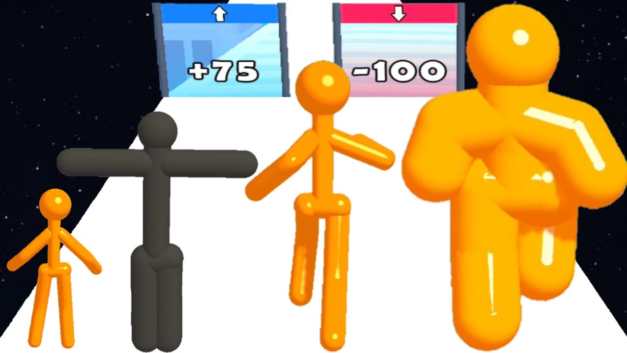 Tall Runner 3D - Level Up Man (Freeplay, Max Level) Tall Man Run