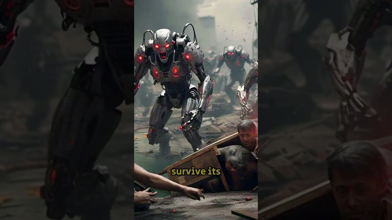 Humans vs. Robots: Could We Survive a Revolt?#hfy#humaningenuity  #humanityinspace#scifishortstories