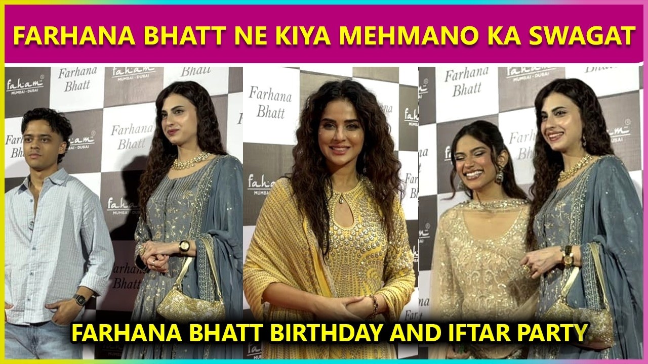 Farhana Bhatt Iftar and Birthday Party | Nagma, Vanshaj, Sara Arfeen, Suhana Grace the Red Carpet