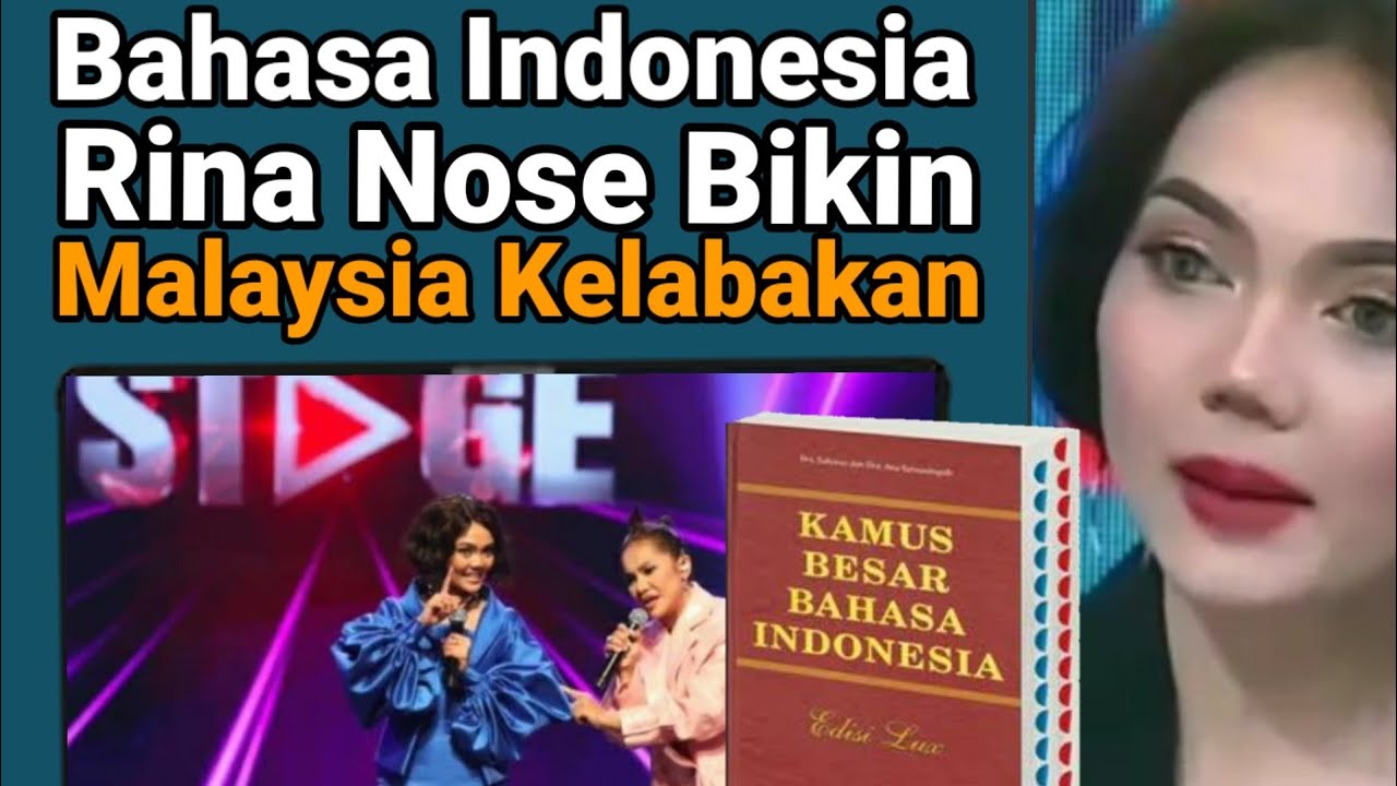 Ngakak, Bahasa Indonesia Rina Nose Bikin Malaysia Kelabakan