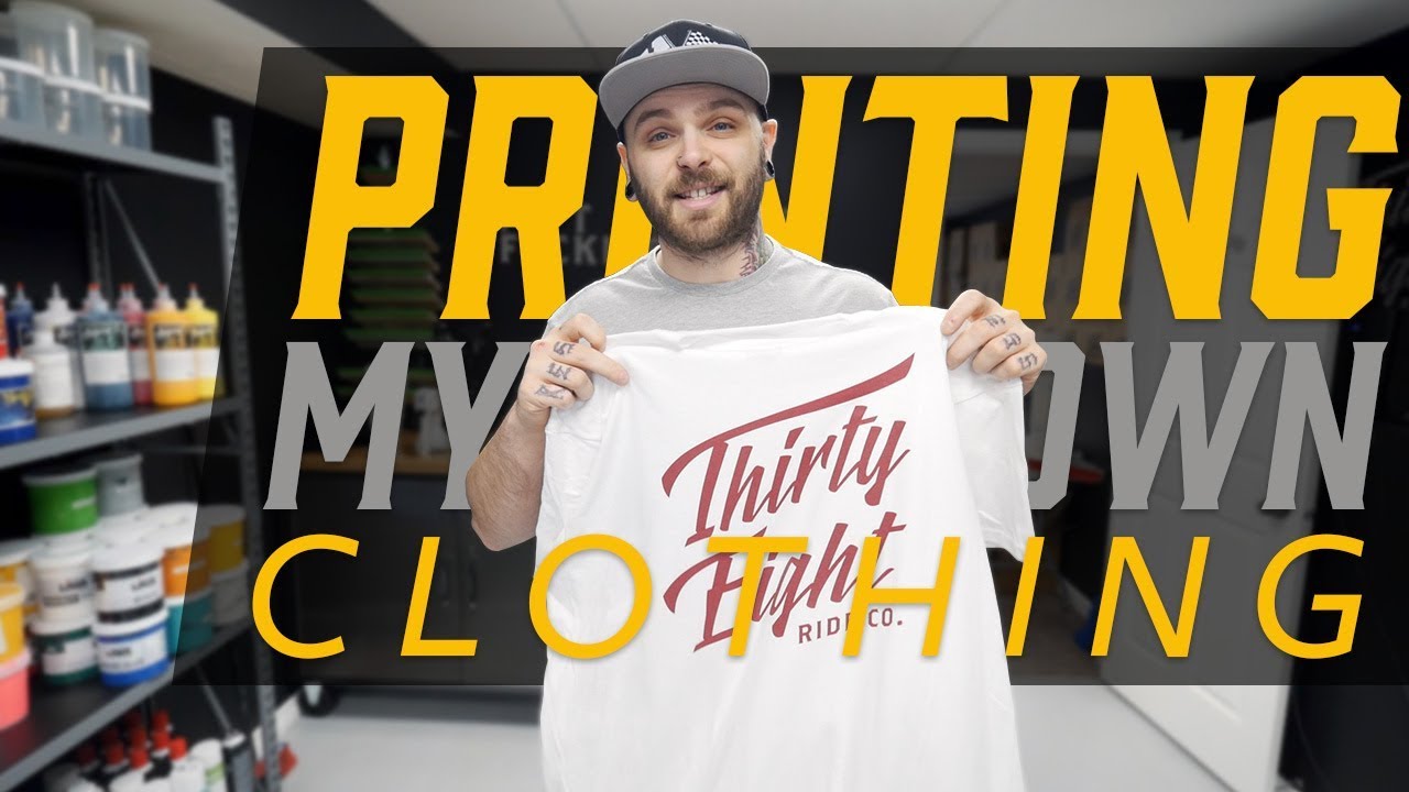 SCREEN PRINTING FOR MY OWN CLOTHING BRAND