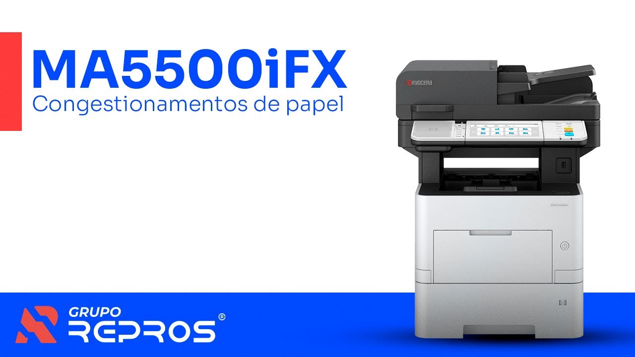 Remover Congestionamentos de papel Kyocera Ma5500iFX