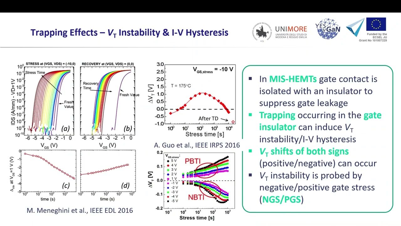 Reliability and stability of GaN devices - Nicolò Zagni (IUNET-UNIMORE)