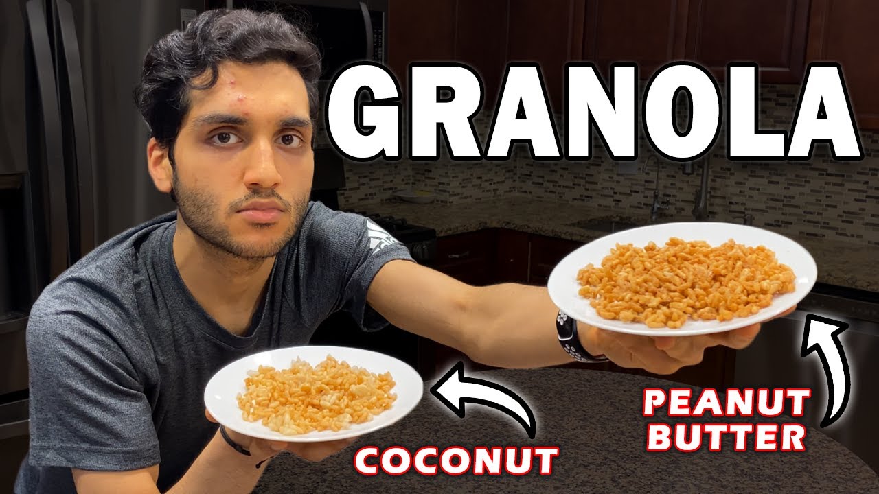 GRANOLA || No Oats, Low Calorie, Healthy, Crunchy Granola (2 Ways)
