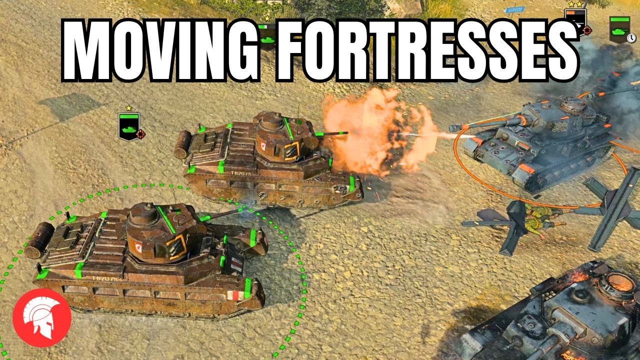 Matilda II Heavy Tanks Are Unstoppable! | COH3 | British Forces | 4vs4 | No Commentary