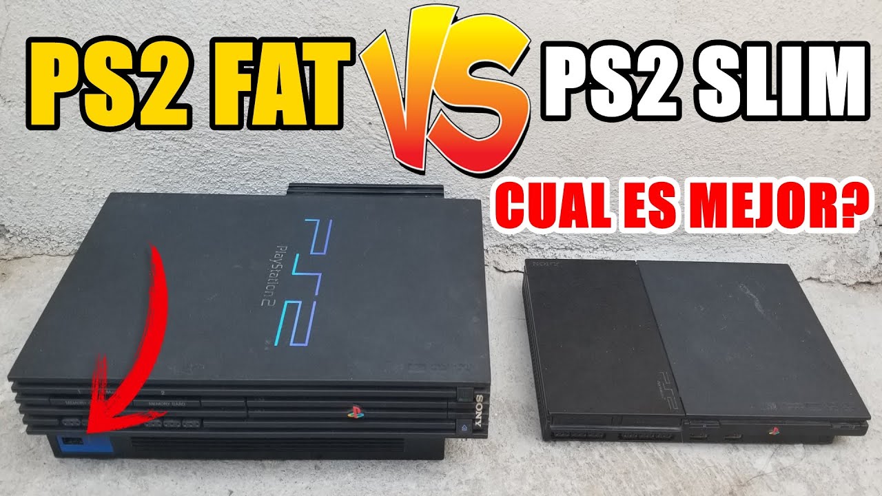 Guerra de Consolas - PS2 Fat VS PS2 Slim - Cual es la Mejor?