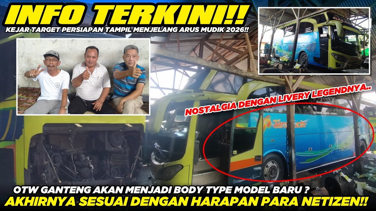 LIVERYNYA PADA DILEPAS!! WADUHH ADA APA NIH? DENGAN ARMADANYA GALAXY BOGOR DARI P.O LURAGUNG TERMUDA