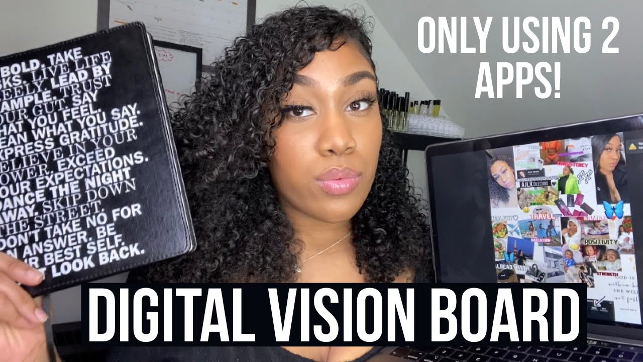 HOW TO CREATE A DIGITAL VISION BOARD FOR 2025 USING ONLY YOUR PHONE + SETTING AND ACCOMPLISH GOALS