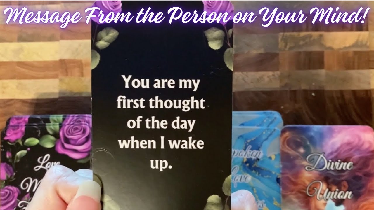 THIS PERSON IS OBSESSIVELY THINKING ABOUT YOU 😍 NO CONTACT ENDING SOON! ♥️