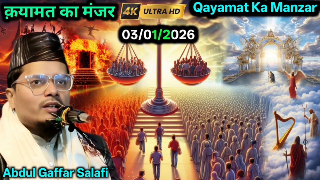 Qayamat Ka Manzar | Abdul Gaffar Salafi Latest Bayan 03/01/2026 Khaltipur Kaliachak W.B