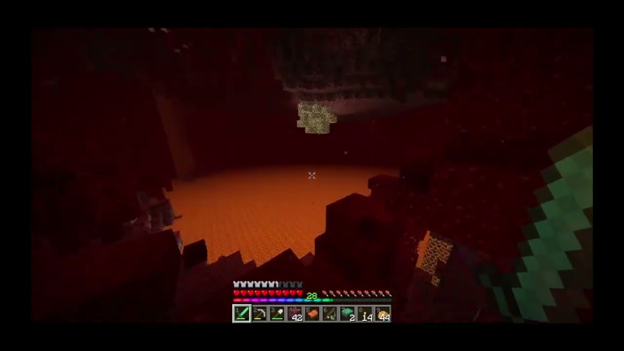 [Minecraft] Locating a nether fortress (no commentary)