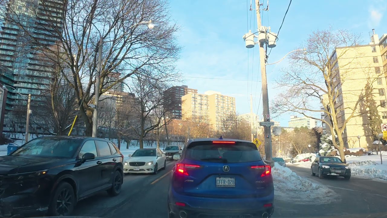 Toronto City Drive Winter