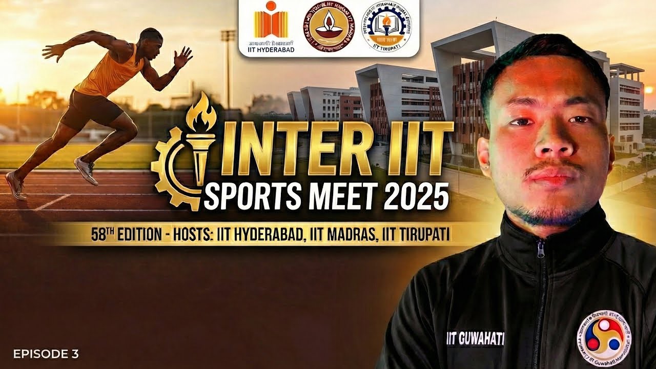 The Match Day || Inter IIT Sports Meet 2025 || IIT Guwahati Football EP-03  #iitguwahati #football