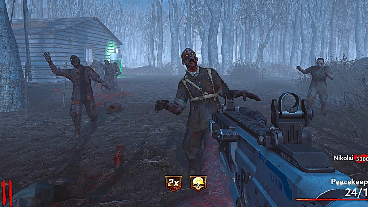 WORLD AT WAR ZOMBIES: NECRO FOREST (CUSTOM ZOMBIES)