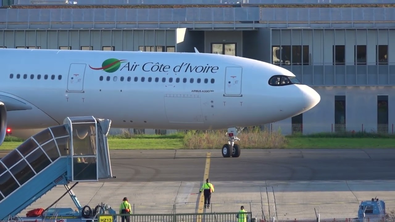 Atterissage  Air Côte d'Ivoire A330-900neo