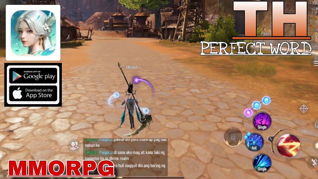 ИДЕАЛЬНЫЙ МИР: ГЕЙМПЛЕЙ (на английском языке) MMORPG ДЛЯ ANDROID/iOS 2026