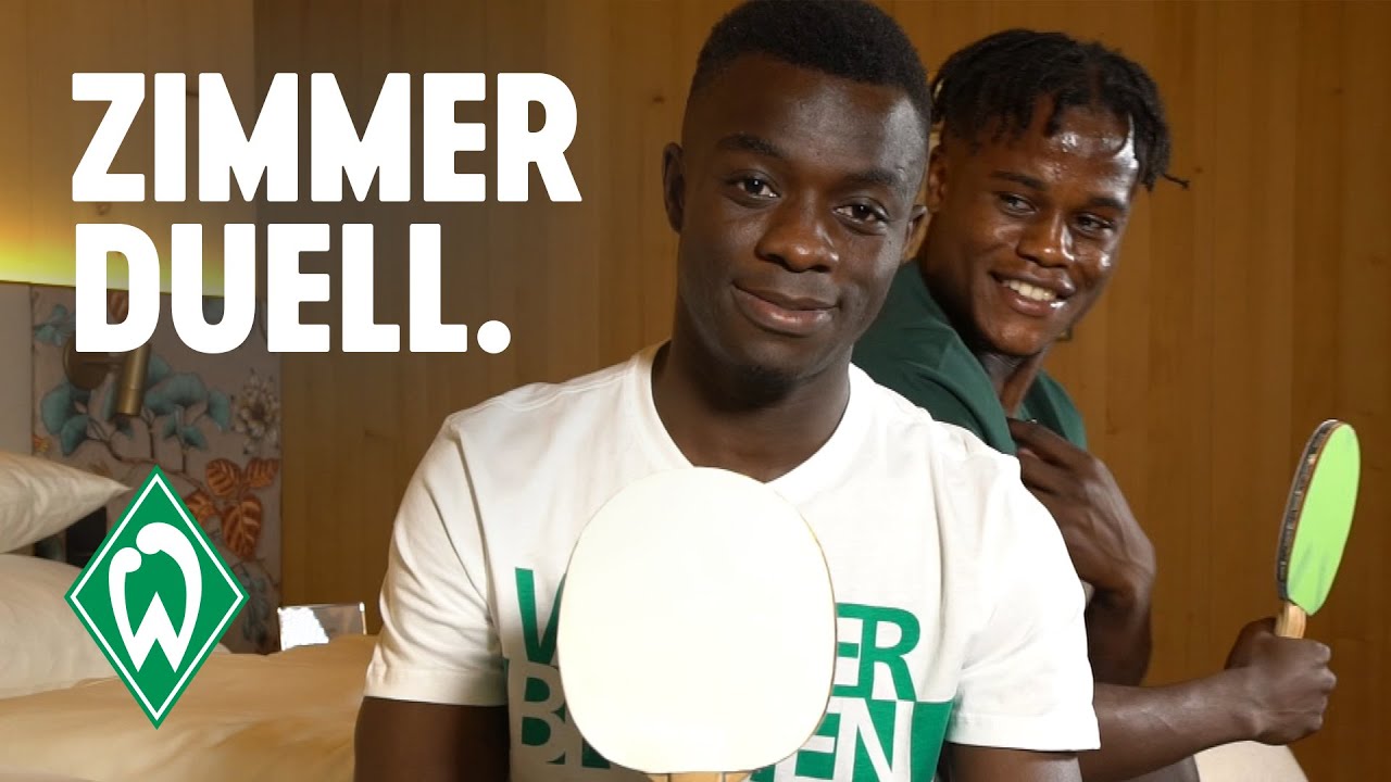 ZIMMERDUELL: Kebba Badjie & Abed Nankishi | SV Werder Bremen