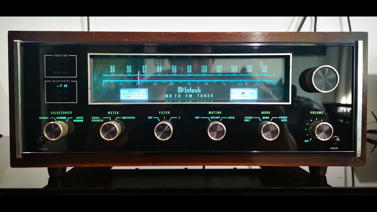 McIntosh MR78 FM Stereo Tuner