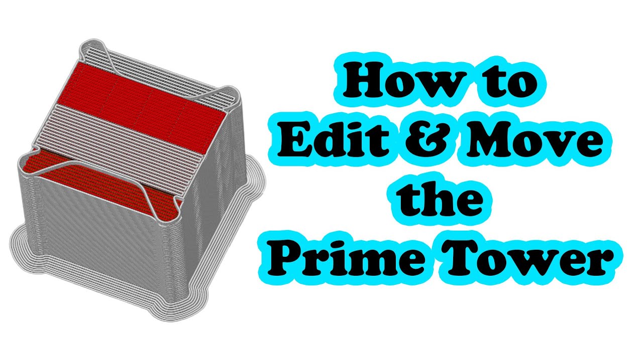 Как редактировать и перемещать Prime Tower (Bambu Studio)