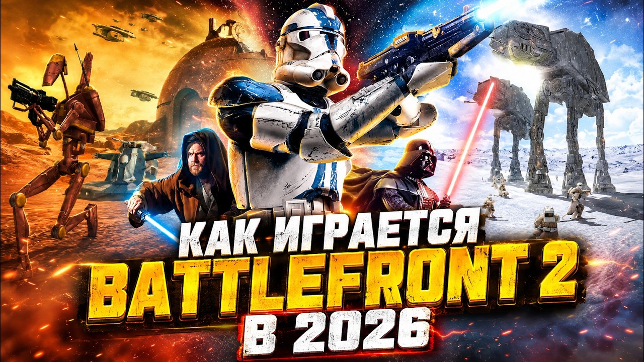 Я поиграл в Star Wars: Battlefront 2 (2005) в 2026 году, чтобы вам не пришлось
