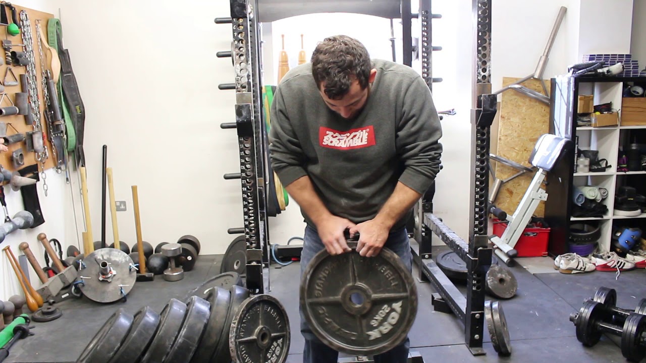 Grip Training Using Weight Plates