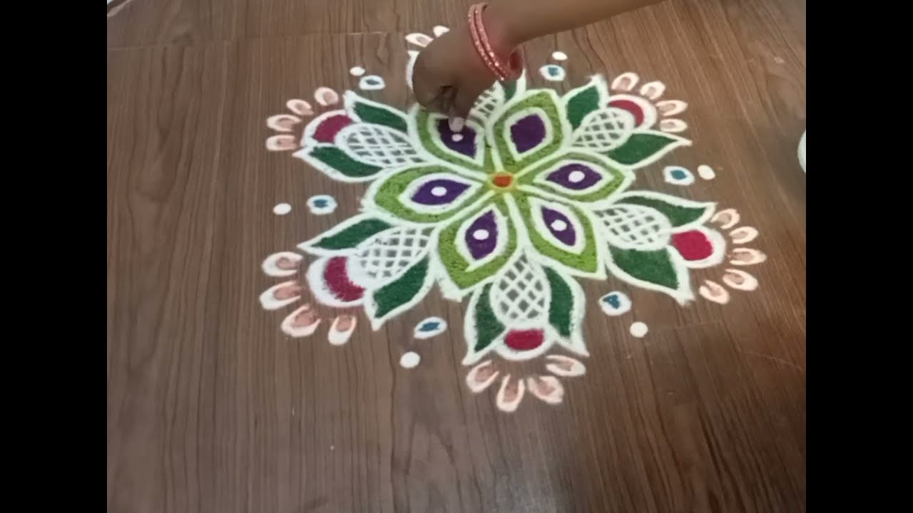Deepavali rangoli designs #smile kolam #easyrangoli #diwalikolam SPL rangoli designs 5*3