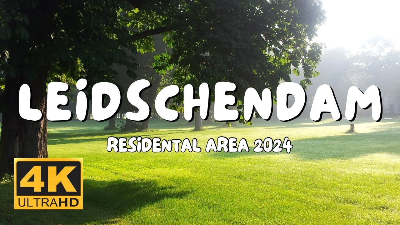 Residential Area Leidschendam, 4K 2024