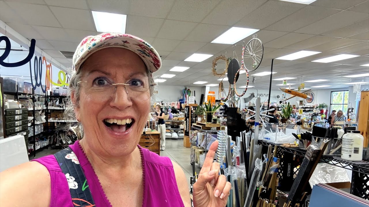 ART SALVAGE ~An art supply reuse shop, with yarn too!  Come see all the fun stuff & what I  got!!  