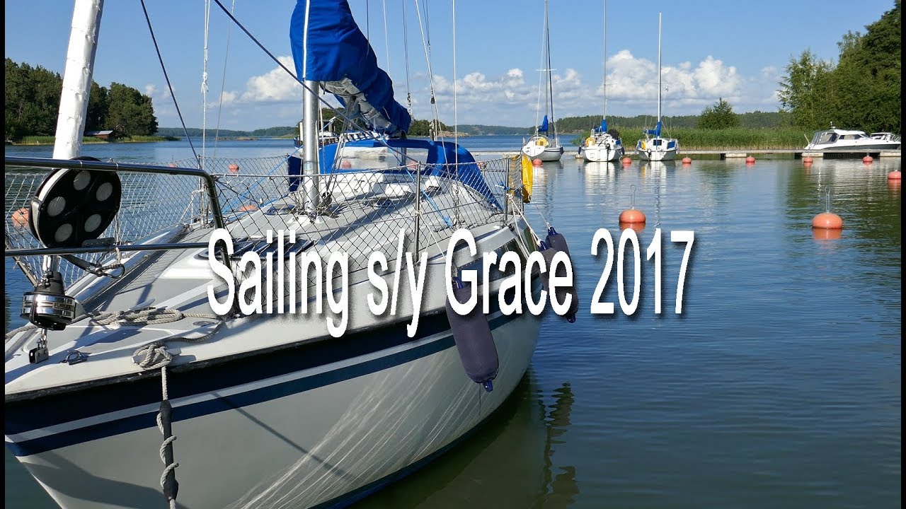 Sailing s/y Grace, a Sunwind 26, Baltic sea, South West Finland, 2017