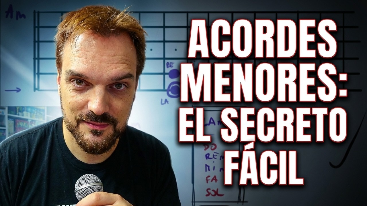 🎸 ¿Cómo SABER todos los ACORDES de una TONALIDAD MENOR? ¡Así de fácil! 🔥