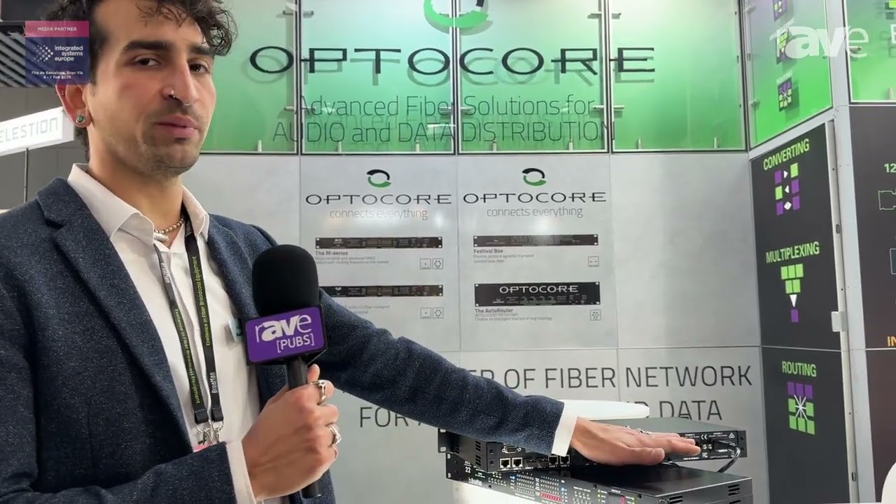 ISE 2025: Optocore Features M12 MADI Switch With Dual Redundant Power and Fanless Operation