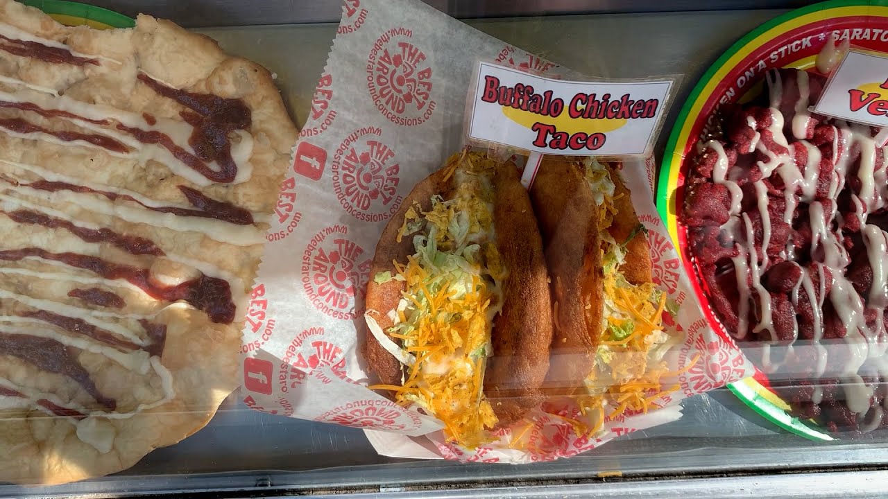 Buffalo chicken funnel cake taco already popular at Florida State Fair