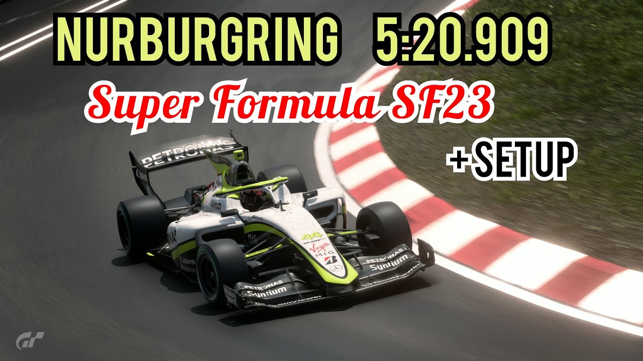 GT7 | Nurburgring 5:20.909 | Super Formula SF23 Lap + Setup