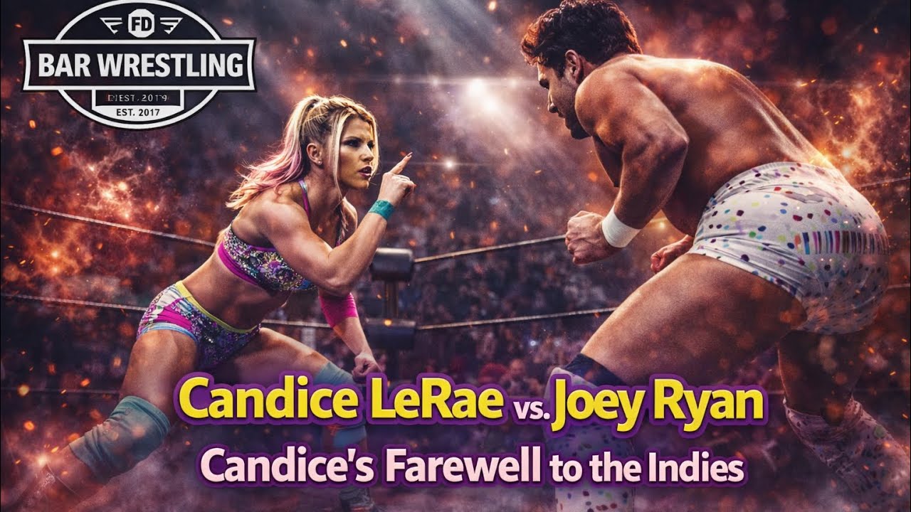Candice LeRae vs. Joey Ryan | Candice's Farewell to the Indies | Intergender Match | Bar Wrestling