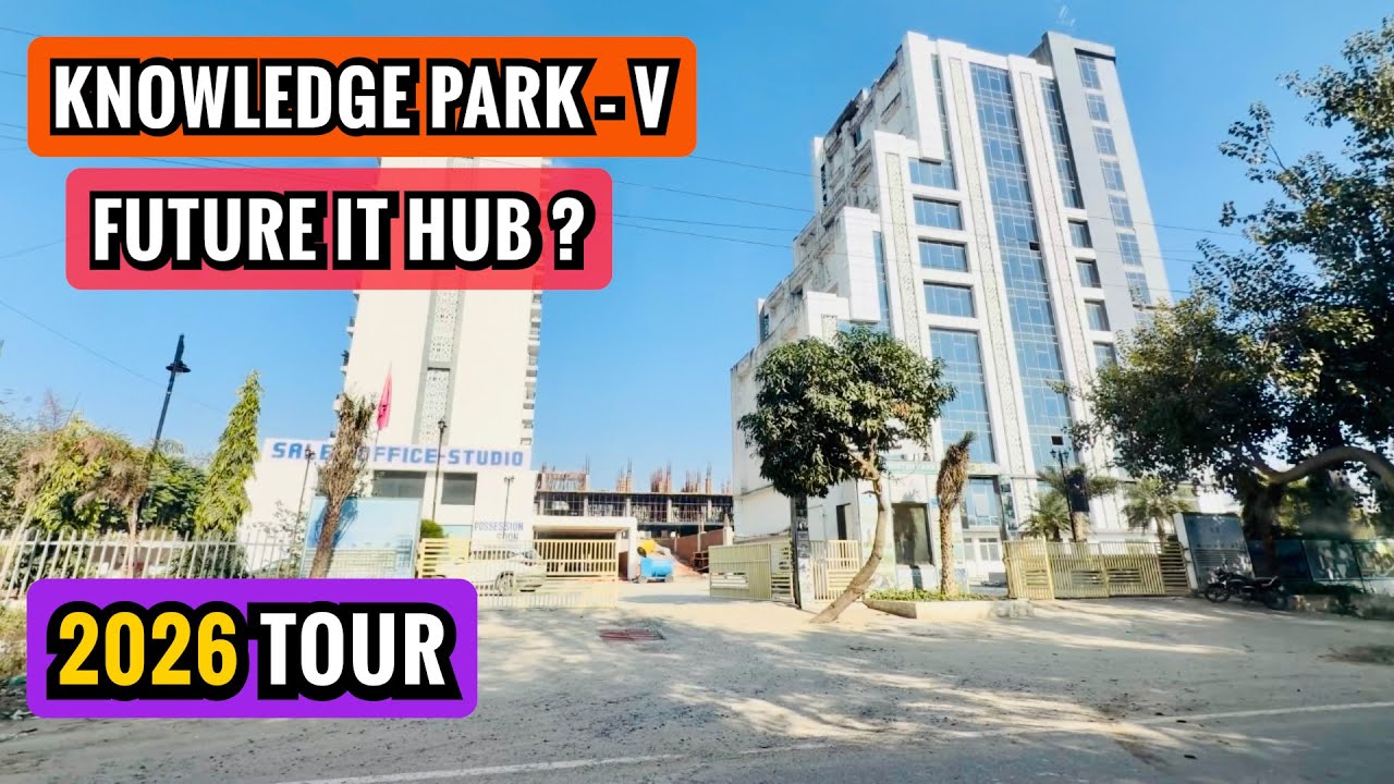 🔥Knowledge Park - V | 2026 Tour | Is it the Future IT hub? | Explore With NK #vlog #travel #noida