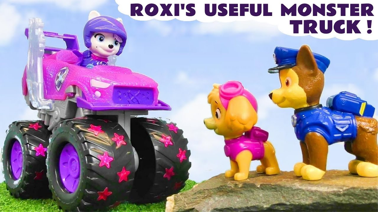 Roxi's Useful Monster Truck helps the Pups