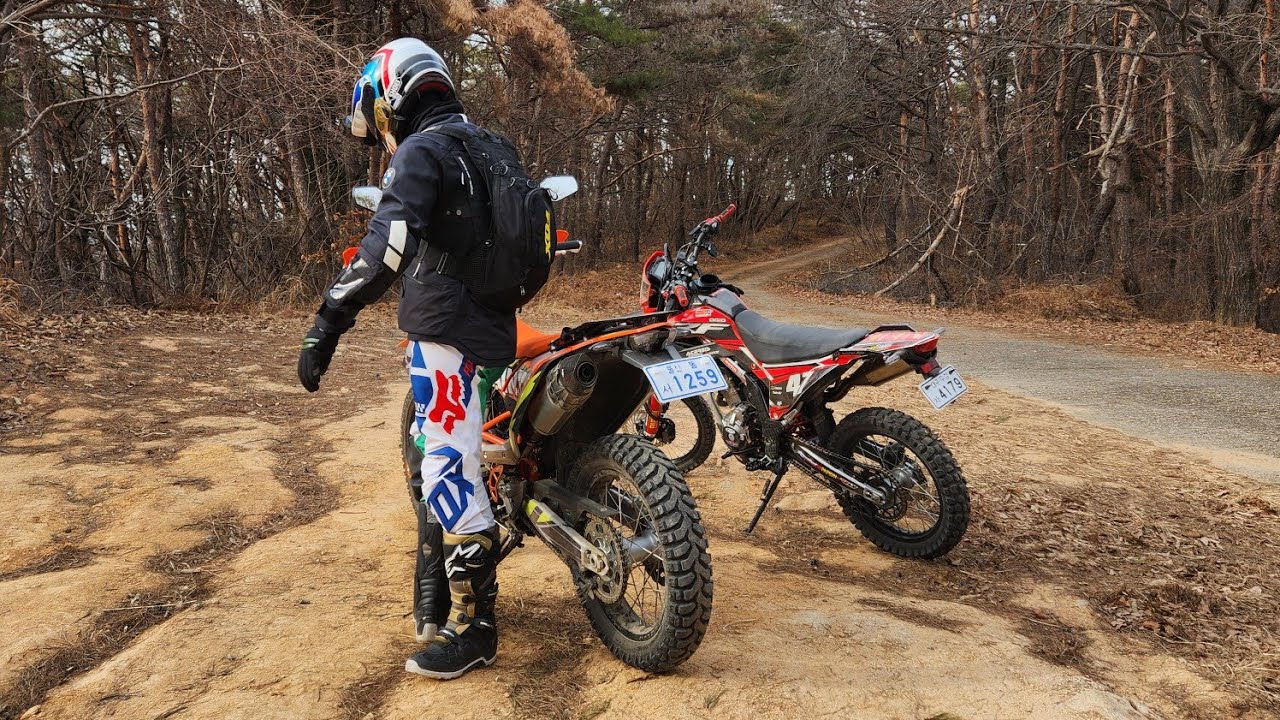 누구나 처음엔 그럴싸한 계획은 있다  #ktm690enduror  #crf300l 