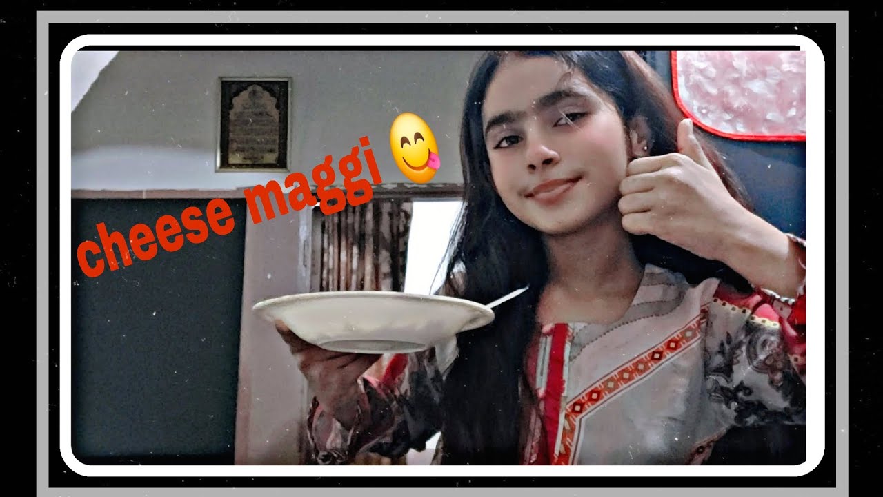 Cheese maggi banai mazaaaaaa 😍🥰😋😋😋