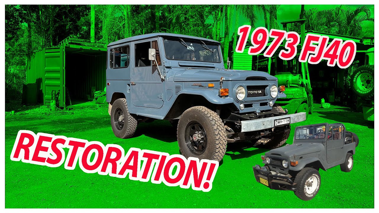 Реставрация Land Cruiser FJ40 1973 года. Из старого грязного драндулета в безупречный коллекционн...