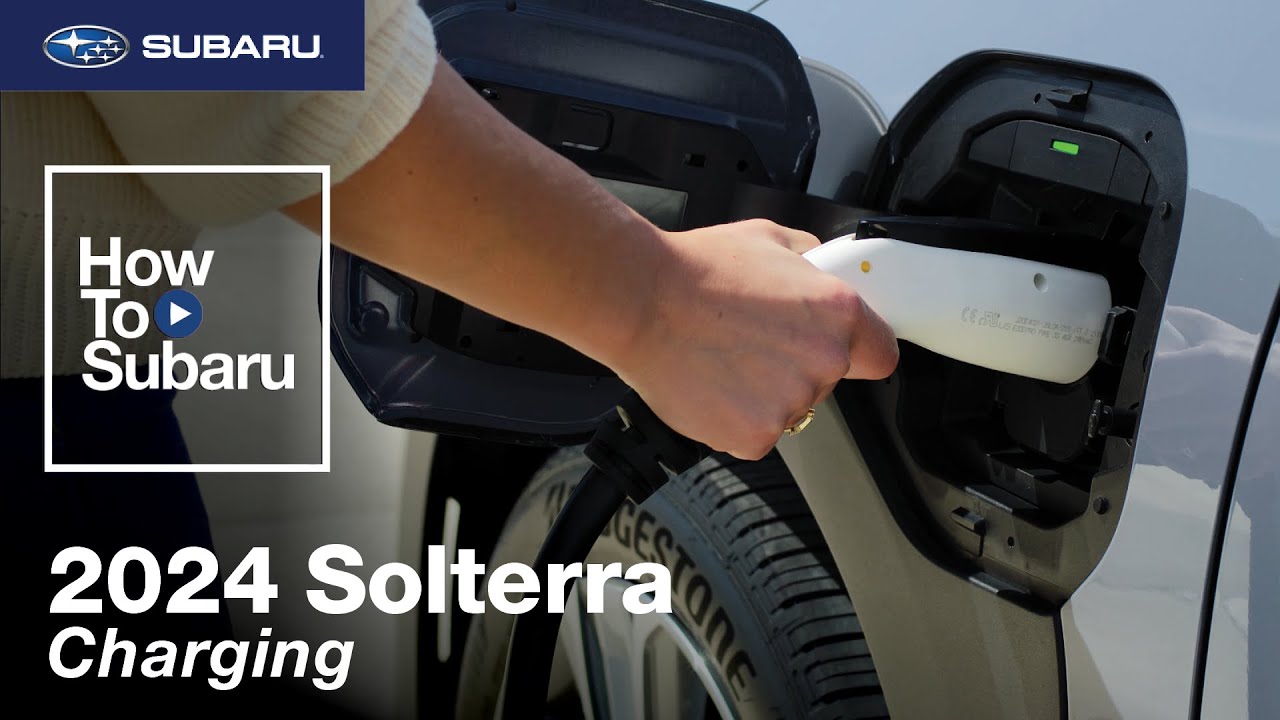 Subaru Solterra | How-To Charge Your EV (2024)