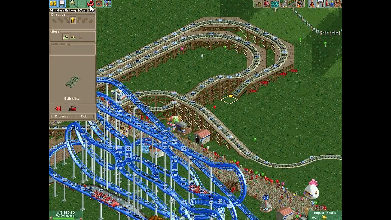 Six Flags Park Challenge - Part 15 - 🎪 Rollercoaster Tycoon 2 🎪