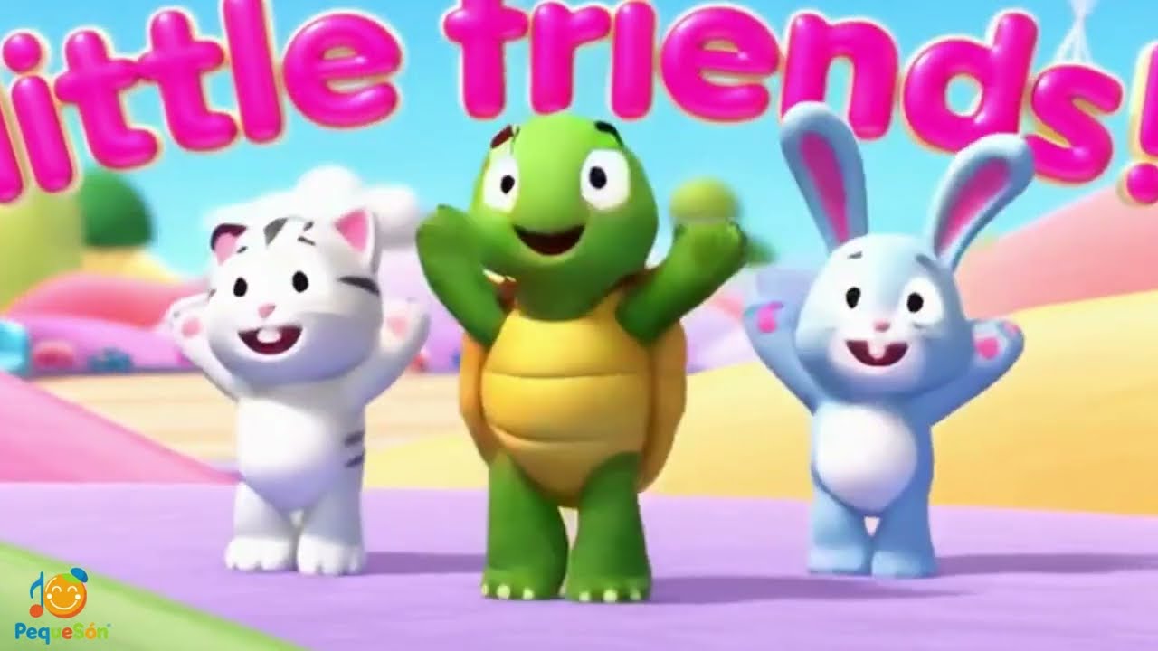 Hola Hola Amiguitos 👋 | Canción Infantil Original de PequeSón