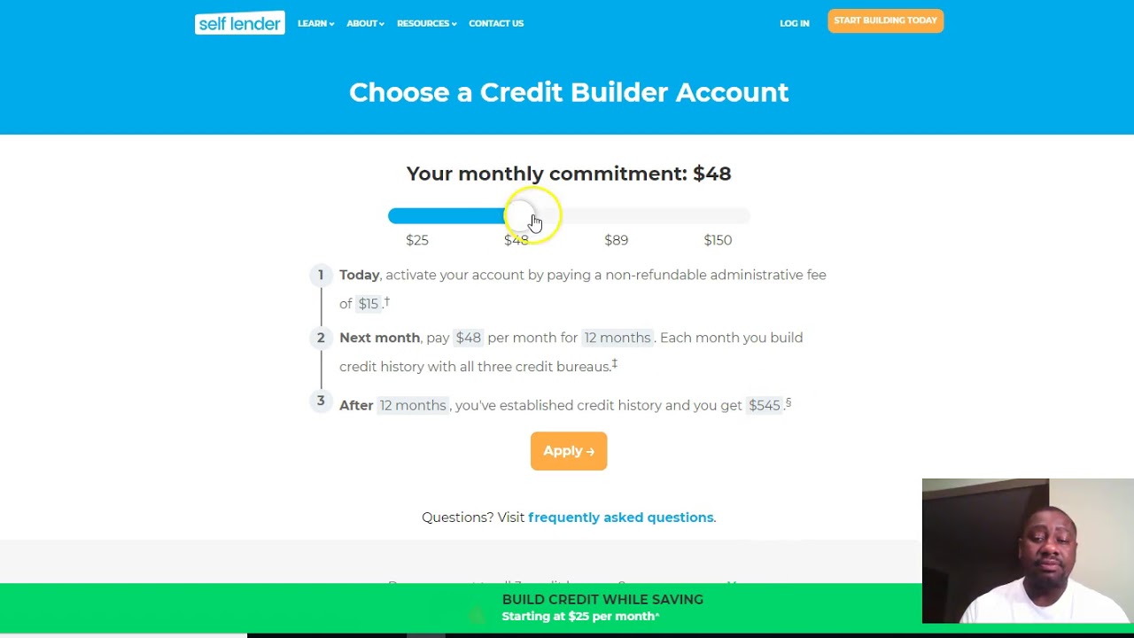 Self Lender Credit Builder Account