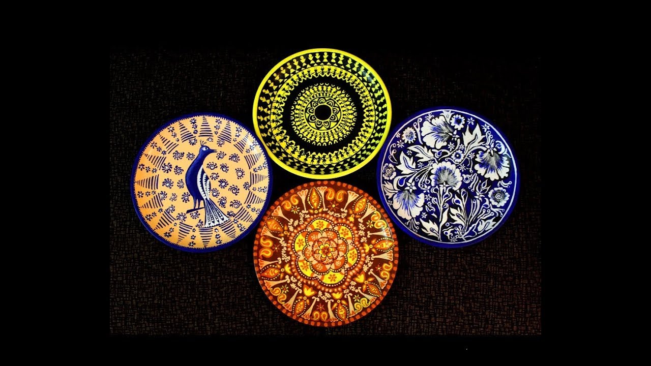 DIY Home Decor, How to make Decorative Wall Plates