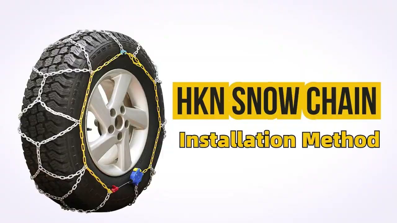 How to Install HKN Snow Chains | Step-by-Step Guide for Severe Winter Storm Conditions ❄️🚗