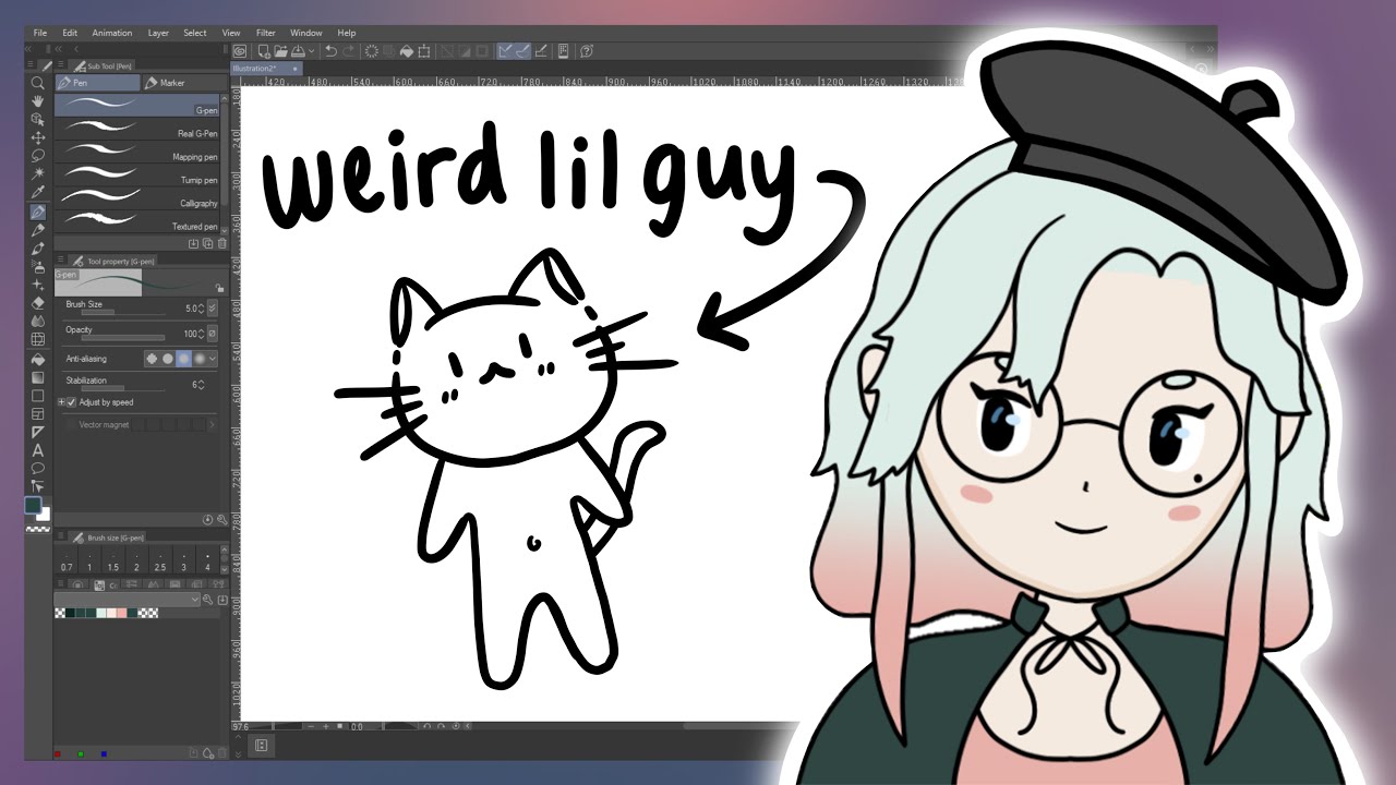 Let's draw some cute cats!!
